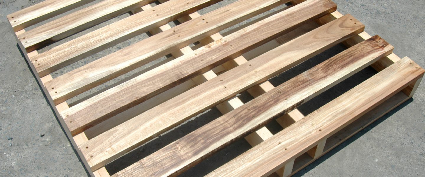 พาเลทไม้แบบสี่คาน | Four Beams Wood Pallet
