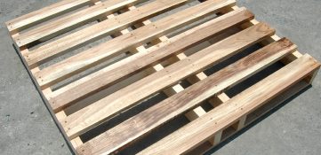 พาเลทไม้แบบสี่คาน | Four Beams Wood Pallet